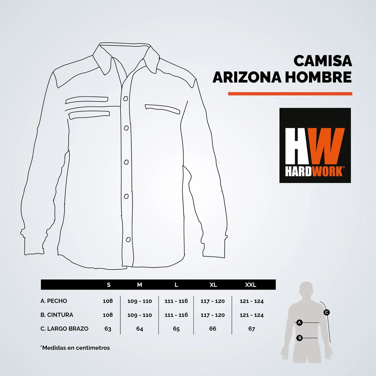 HARDWORK - CAMISA HW ARIZONA HOMBRE BEIGE