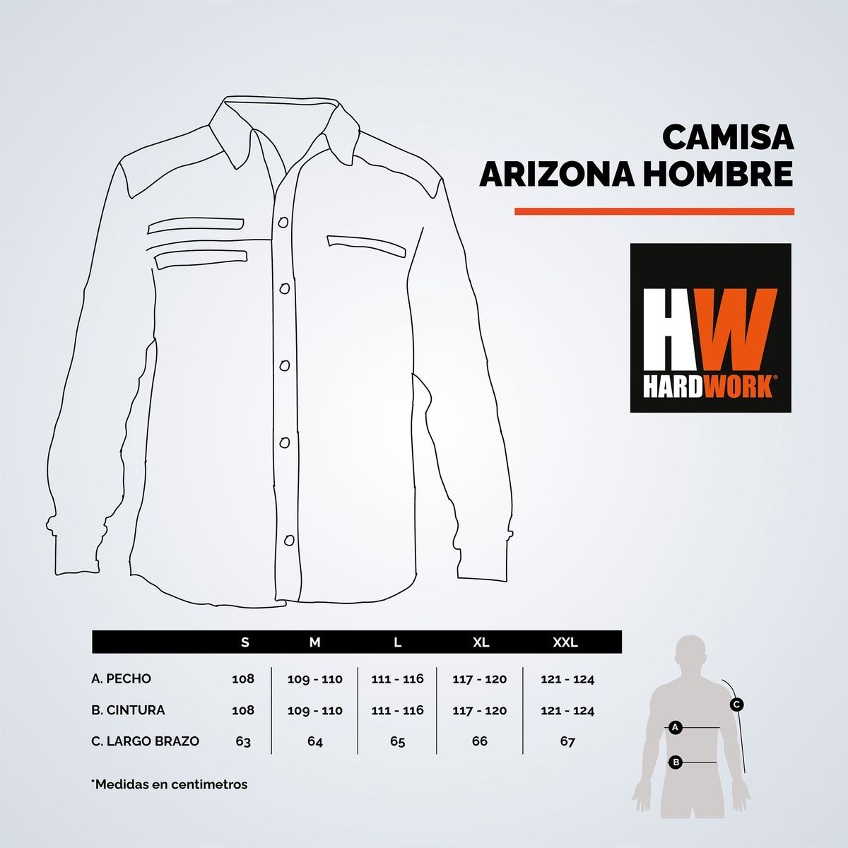 HARDWORK - CAMISA HW ARIZONA HOMBRE BEIGE