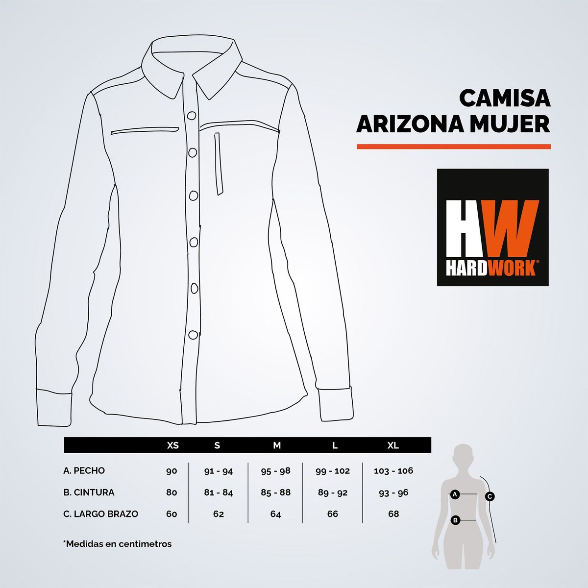 HARDWORK - CAMISA HW ARIZONA MUJER BEIGE