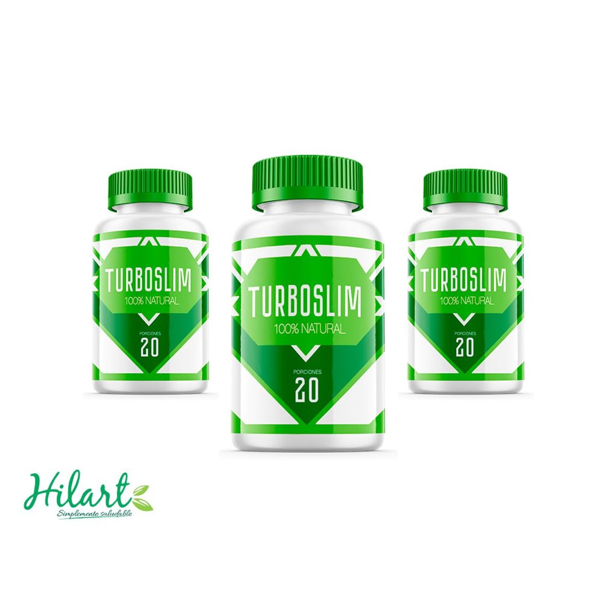 GENERICO - TURBOSLIM - pack x 3 - suplemento natural control de peso