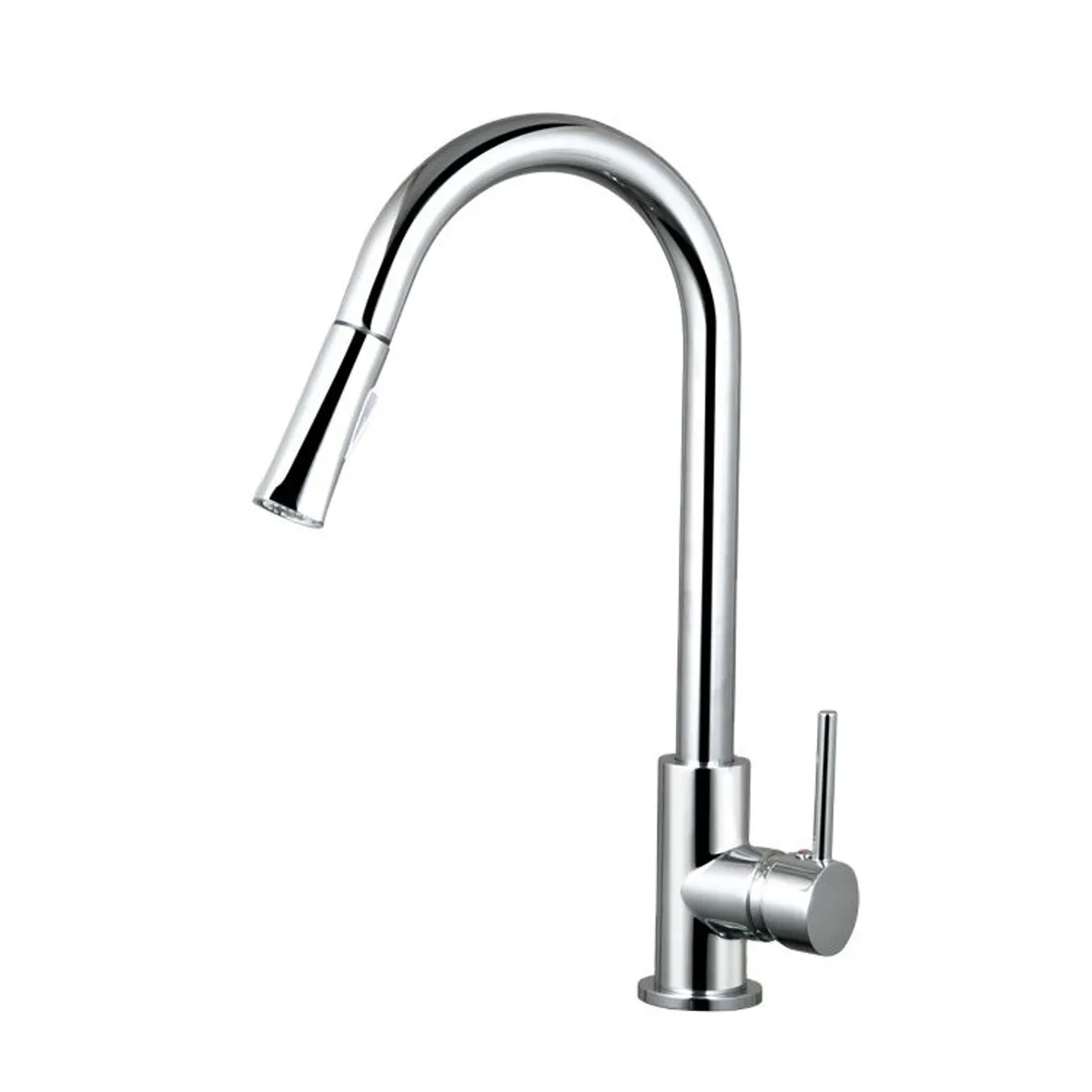 AGUA SANA - Grifo de cocina extensión monocomando de acero inoxidable