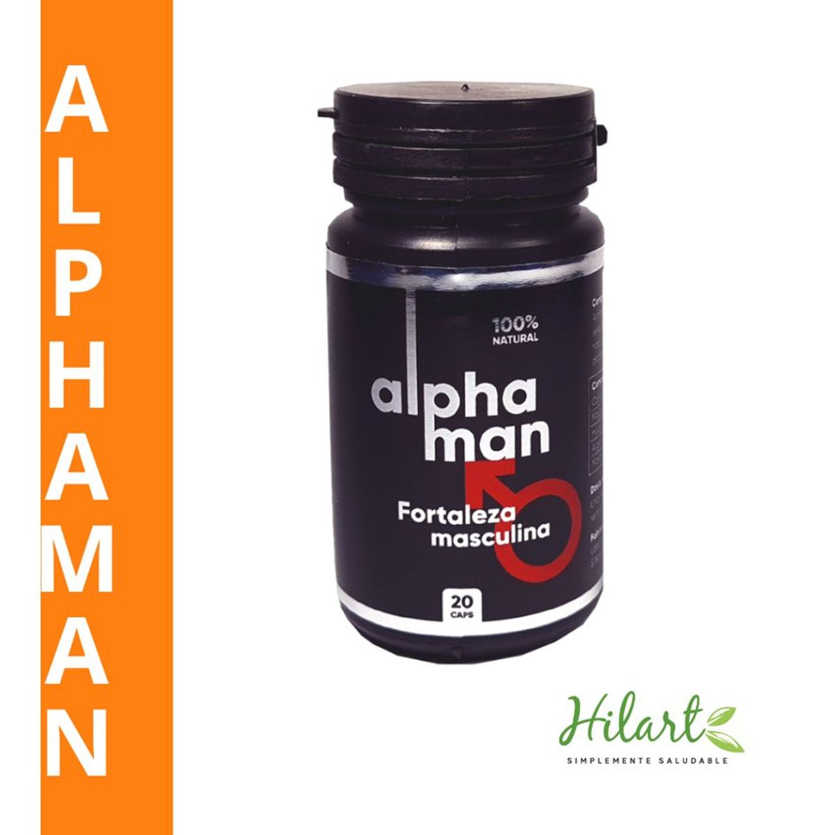 GENERICO - ALPHAMAN 20 capsulas - 100%natural - mejora potencia.
