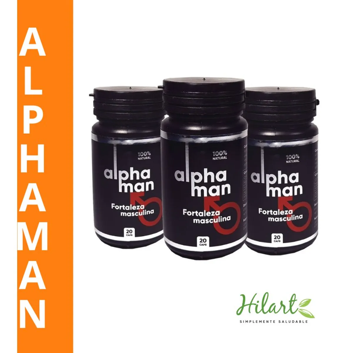 GENERICO - ALPHAMAN - 3 pack  - aumenta la potencia