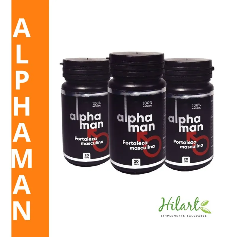 GENERICO - ALPHAMAN - 3 pack  - aumenta la potencia