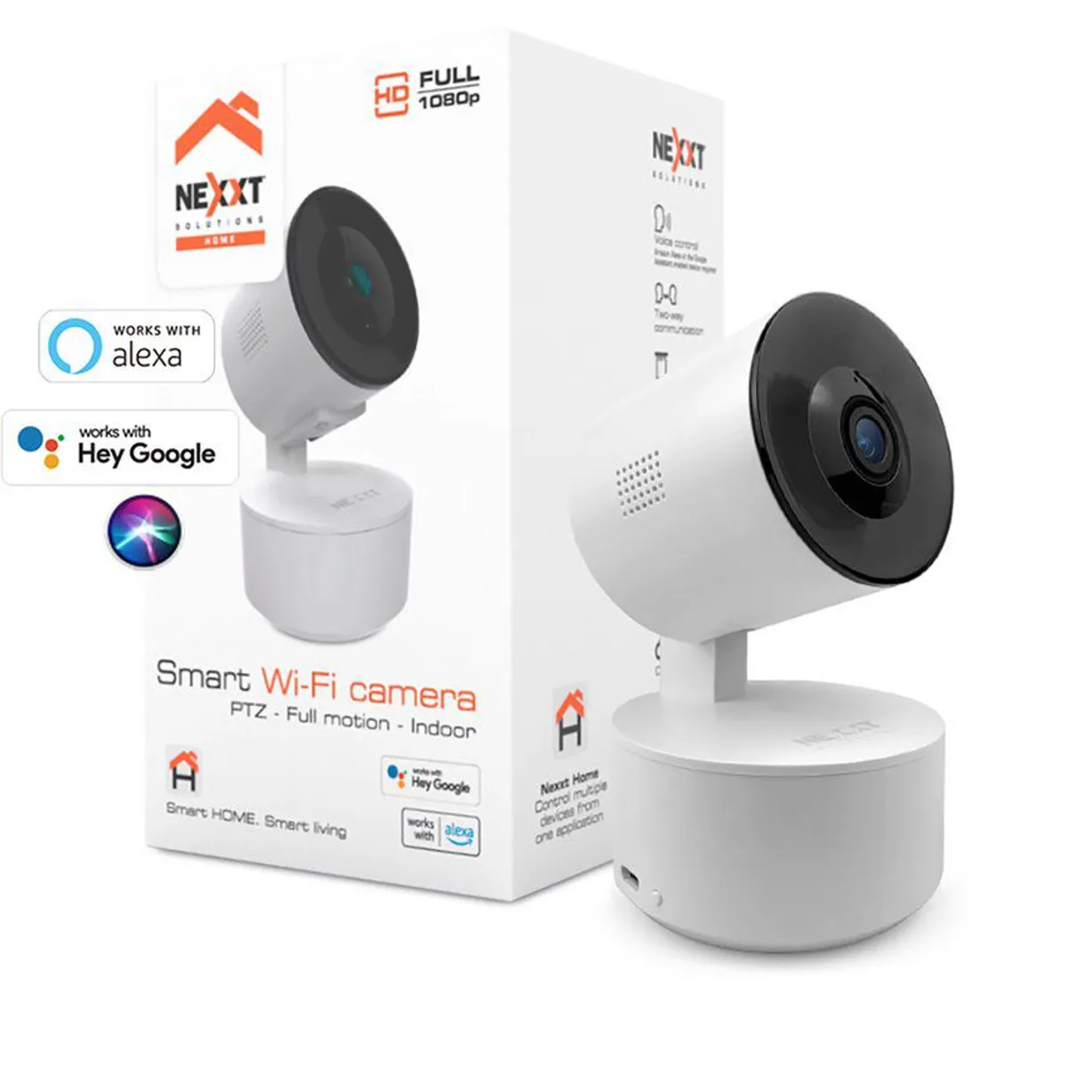 NEXXT SOLUTIONS - Cámara de seguridad nexxt 360º nhc-p710 interior 1080p