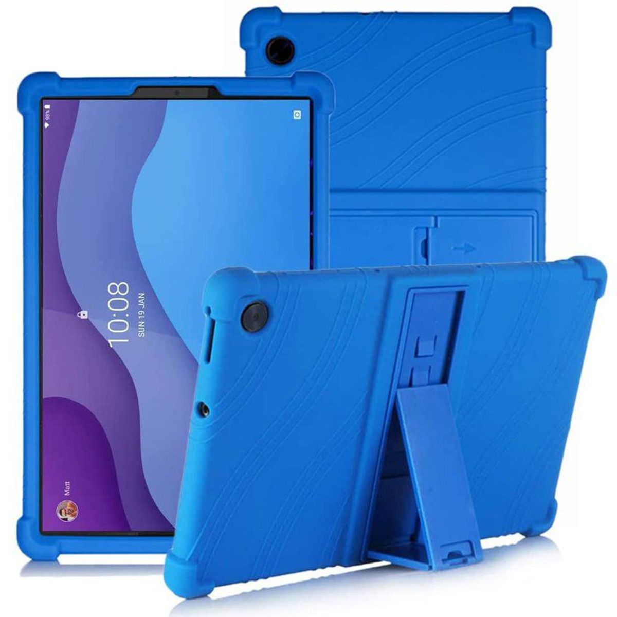 CASE - Funda Silicona Goma Anticaídas Lenovo Tab 10.1 M10 HD 2da Generación
