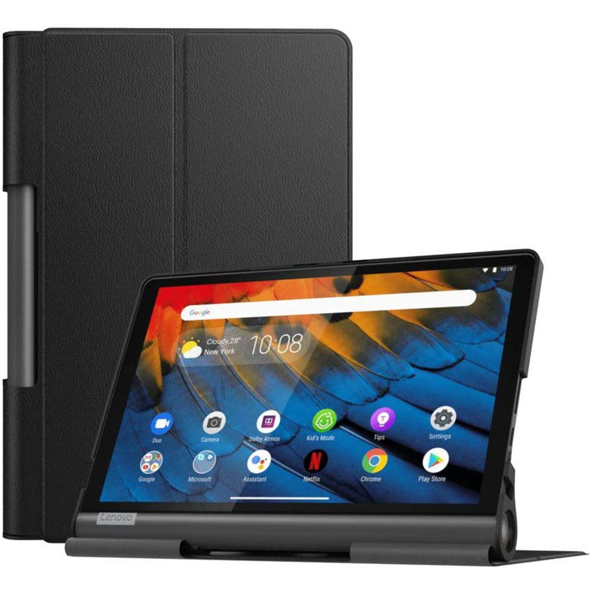 FUNDAANTIGOLPES - Case funda magnética lenovo yoga smart tab yt-x705 10.1 x705f - azul