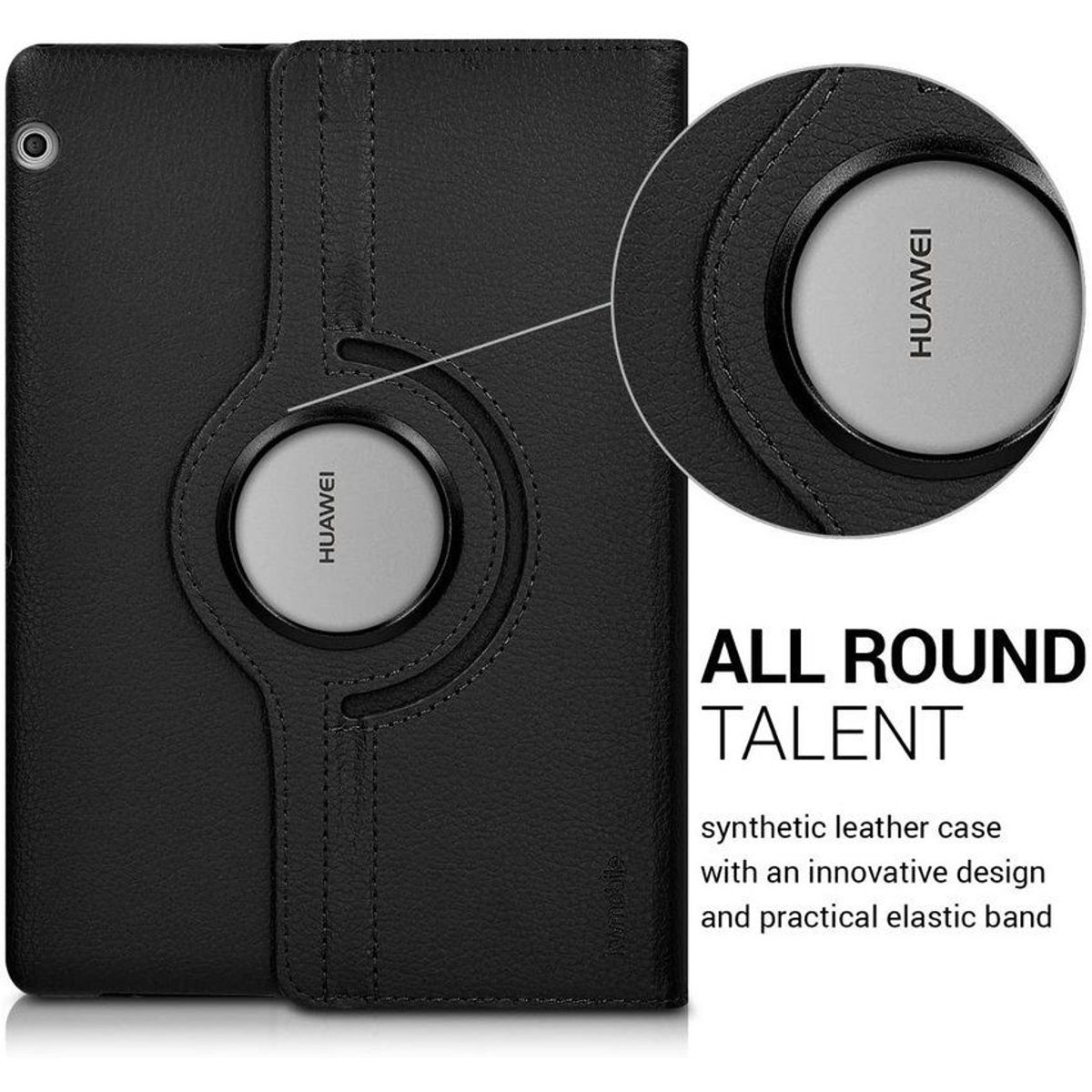 FUNDAANTIGOLPES - Funda case tablet huawei mediapad t3 10” giratoria 360° parante viaje