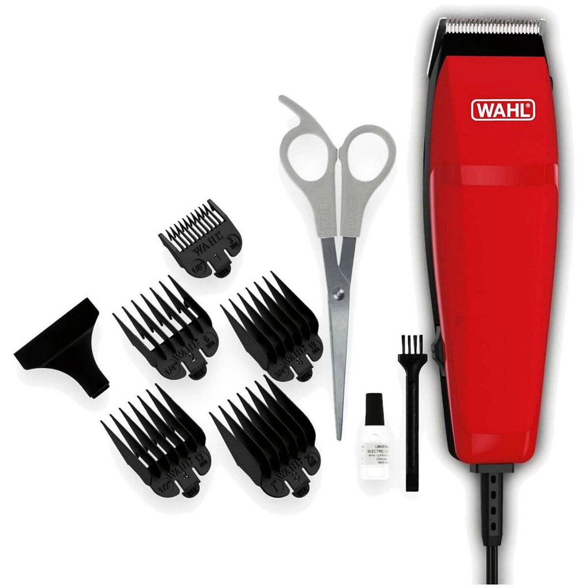 WAHL - Kit Máquina de Cortar Cabello Easy Cut Rojo
