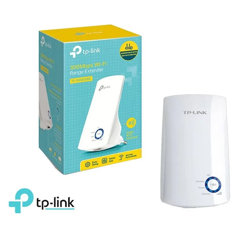 TP LINK - Extensor de Rango inalámbrico TP-LINK 300 Mbps TL-WA850RE 2.4hz wifi