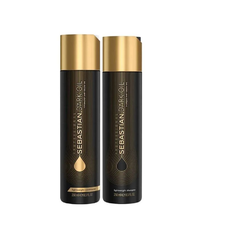 SEBASTIAN - SEBASTIAN DARK OIL – Dúo Shampoo y Acondicionador 250 ml.