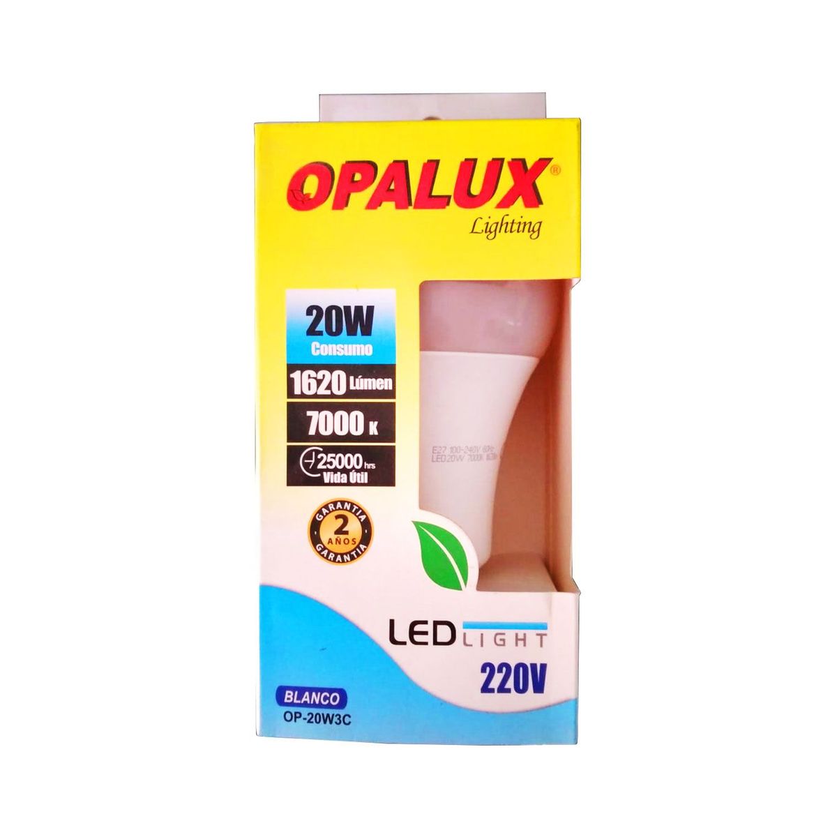 OPALUX - Foco led opalux 20w luz blanca
