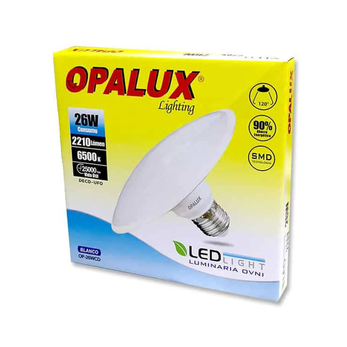 OPALUX - Luminaria led opalux 26w luz fria