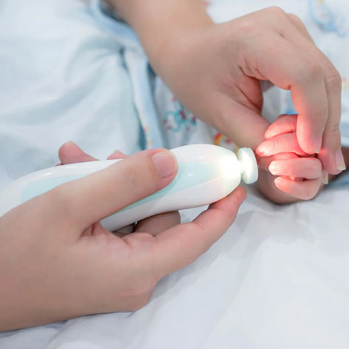 AURELA - Baby Nail Trimmer - Lima de Uñas para Bebes Rosado