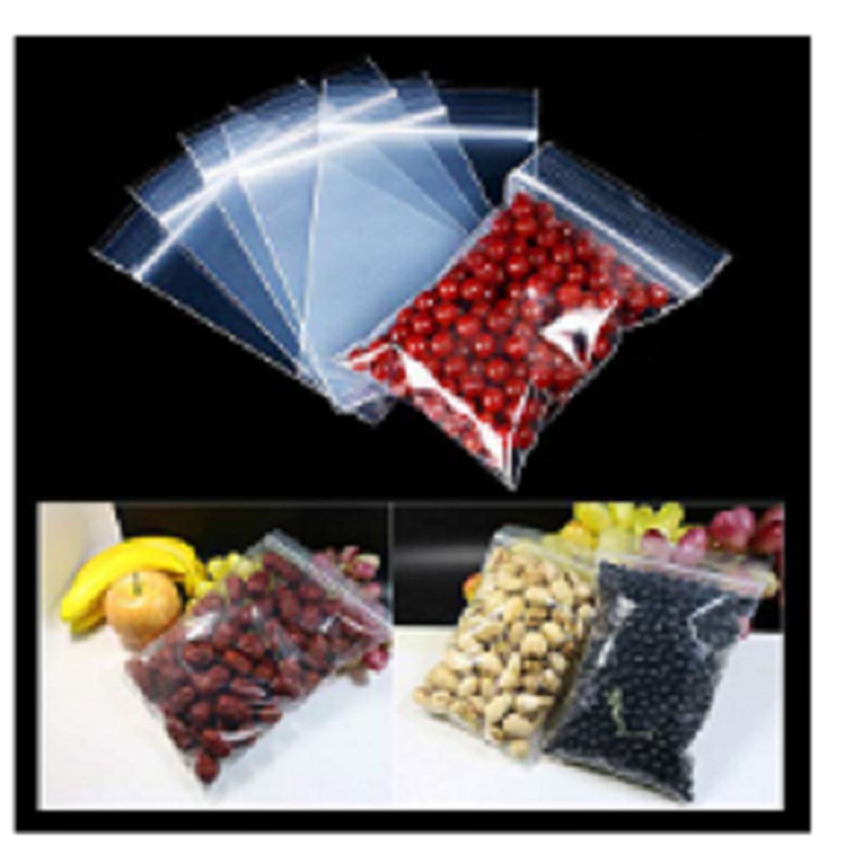 GENERICO - Bolsa con cierre hermético 3x3 pulgadas 7.62x7.62 cm x2.5µm x100un