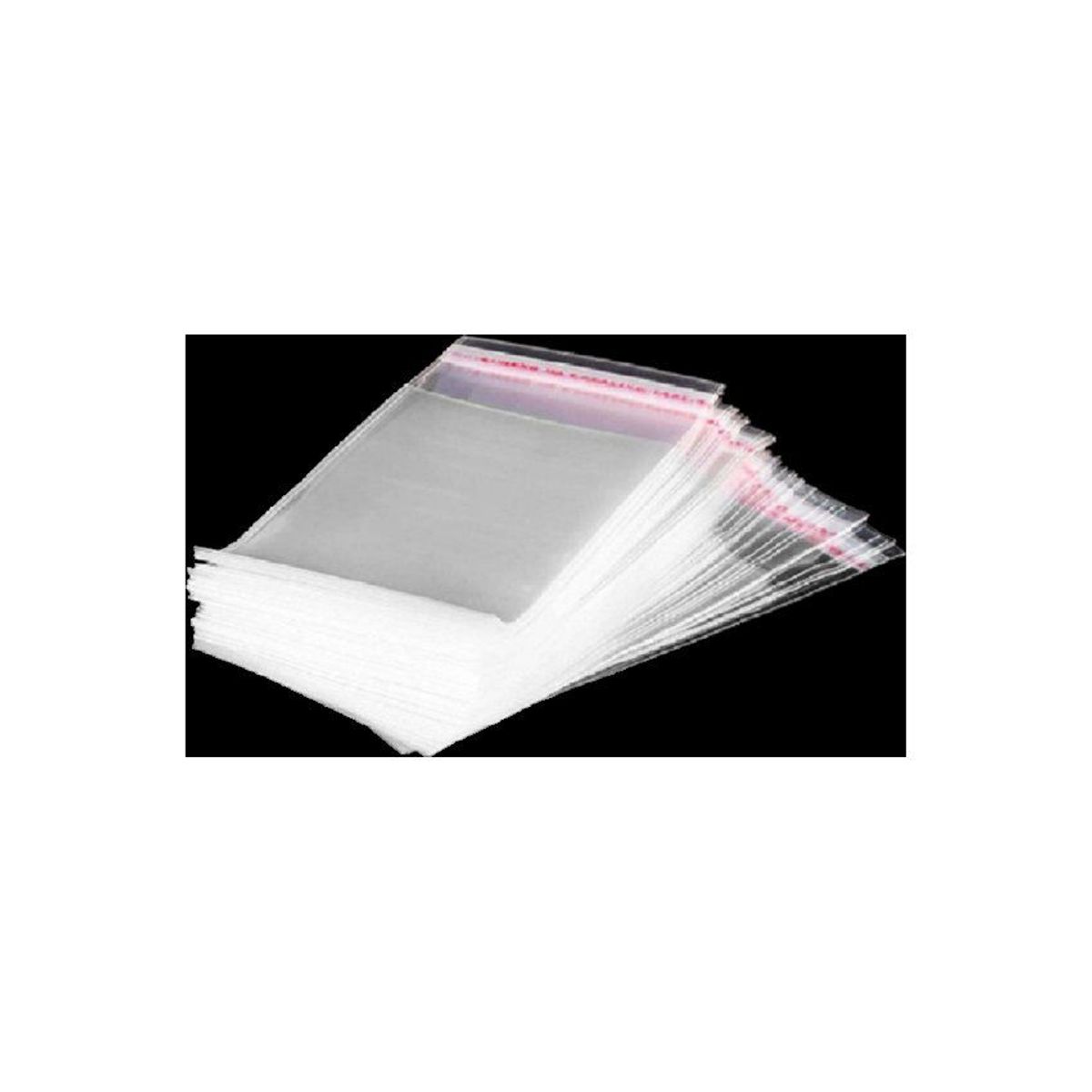 GENERICO - Bolsa con pega pega 5x6 pulgadas 12.7x15.24 cm x2.5µm x100un