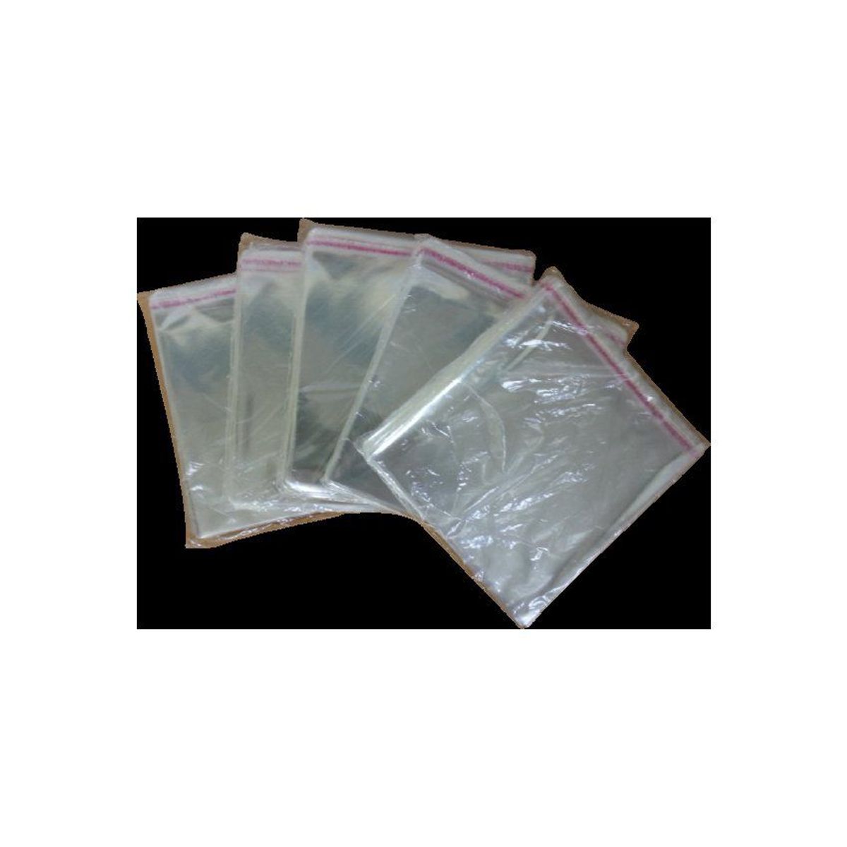 GENERICO - Bolsa con pega pega 5x6 pulgadas 12.7x15.24 cm x2.5µm x100un