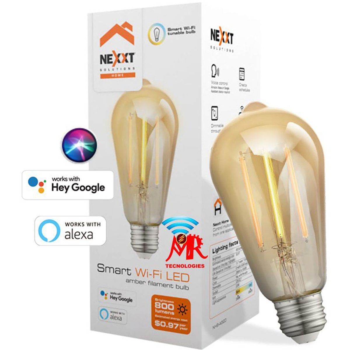 NEXXT SOLUTIONS - Foco vintage led inteligente nhb-a520 nexxt
