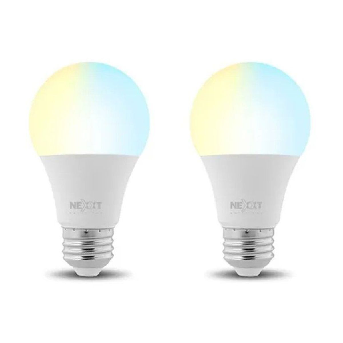 NEXXT SOLUTIONS - Foco inteligente nexxt a19 luz cálida y fria alexa google 2-pack