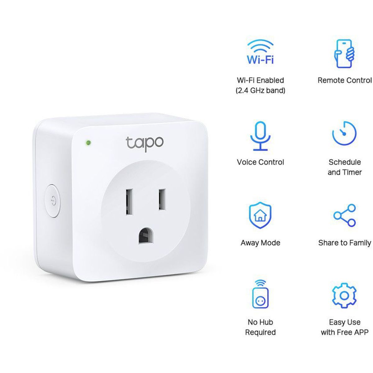 TP LINK - Tapo p100 mini smart wi-fi plug mini enchufe tp-link