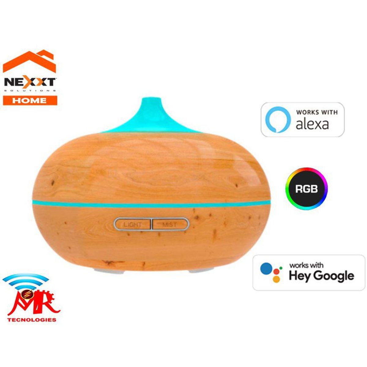 NEXXT SOLUTIONS - Difusor de aromas inteligente nexxt - marron nha-a600