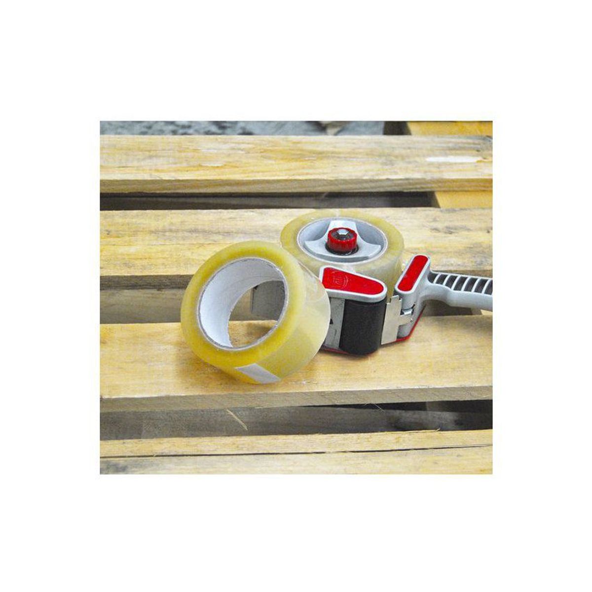 GENERICO - Cinta de embalaje de 180 yardas x6 rollos