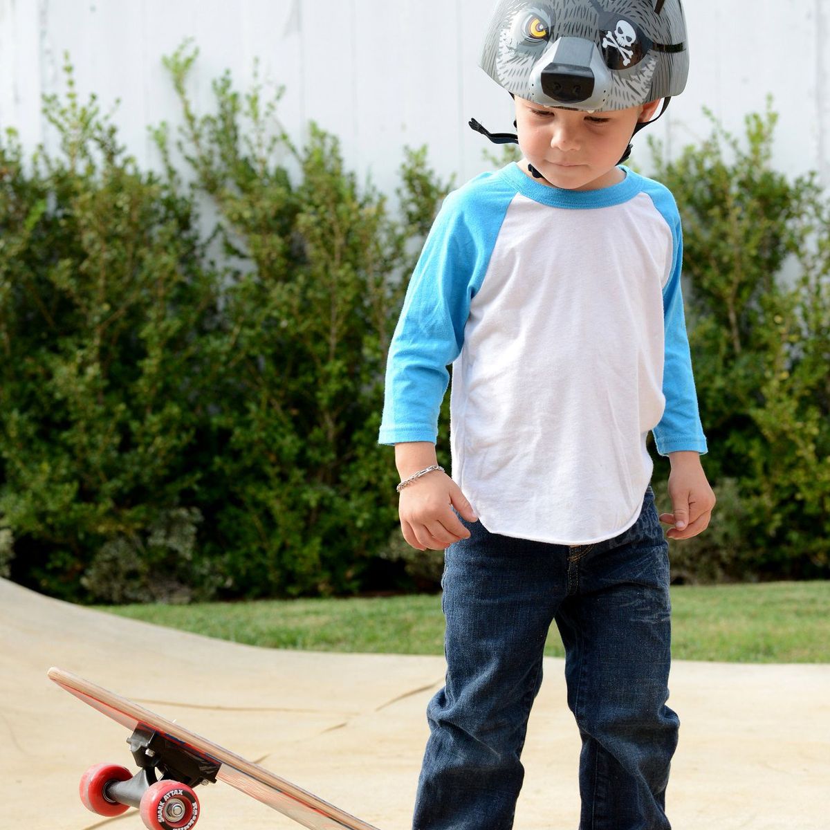 RASKULLZ - Casco de bicicleta - Sea Wolf Gry - Talla S