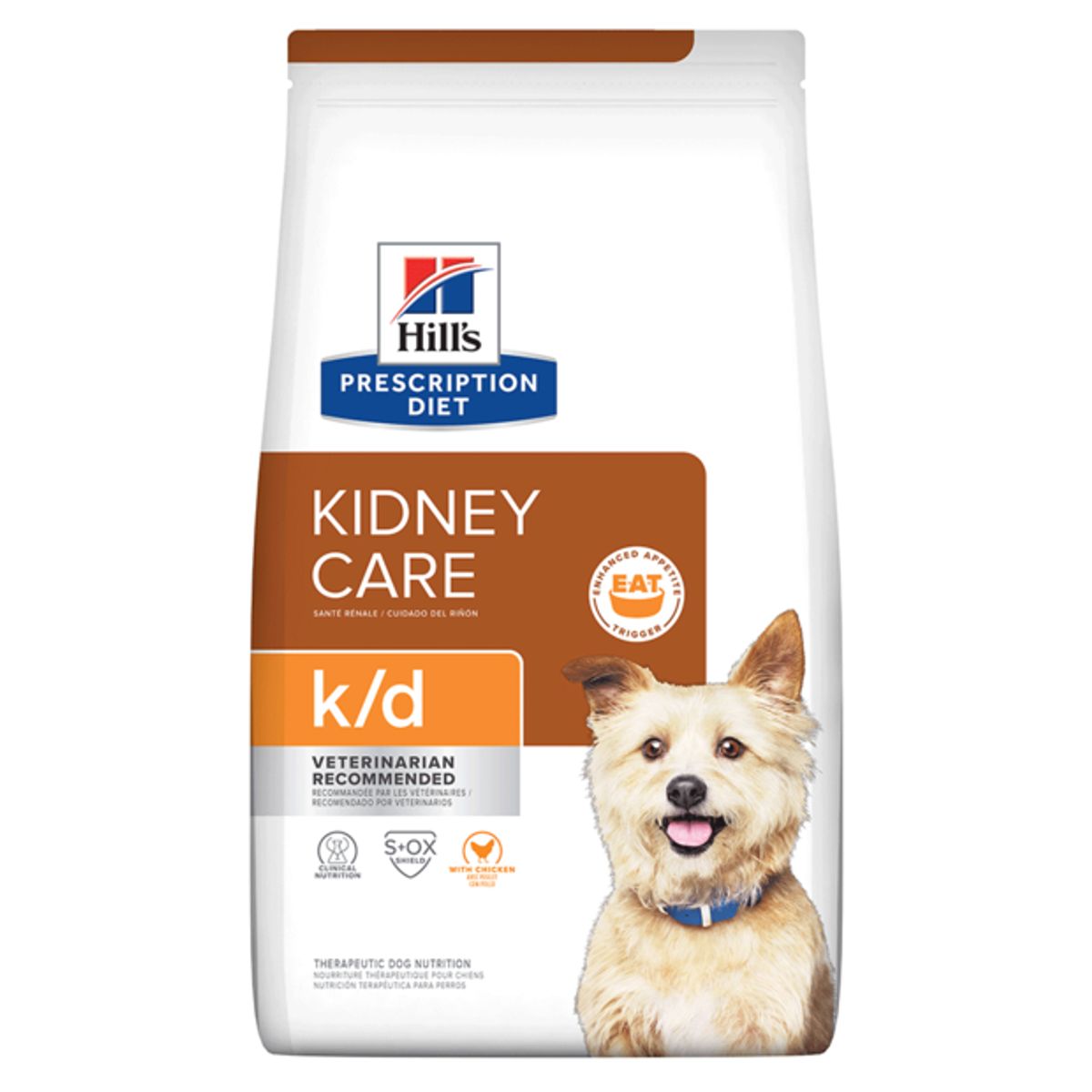 HILLS SCIENCE DIET - Hills  k/d dry - cuidado renal - kidney care 8kg hills kd.