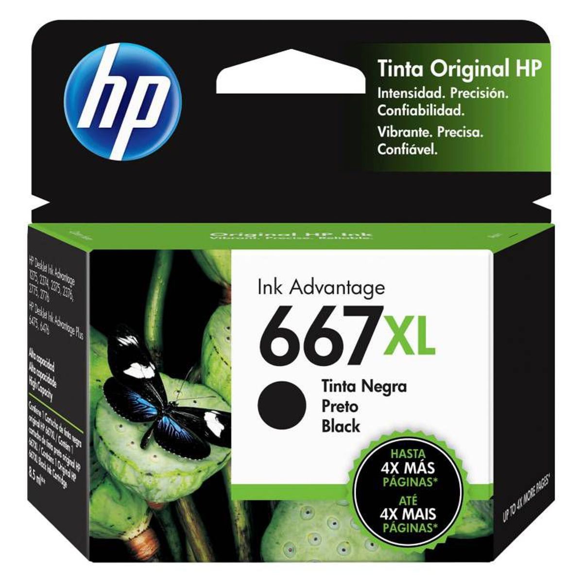 HP - TINTA HP 3YM81AL 667XL NEGRO DJ 2775 2375 1275 4175