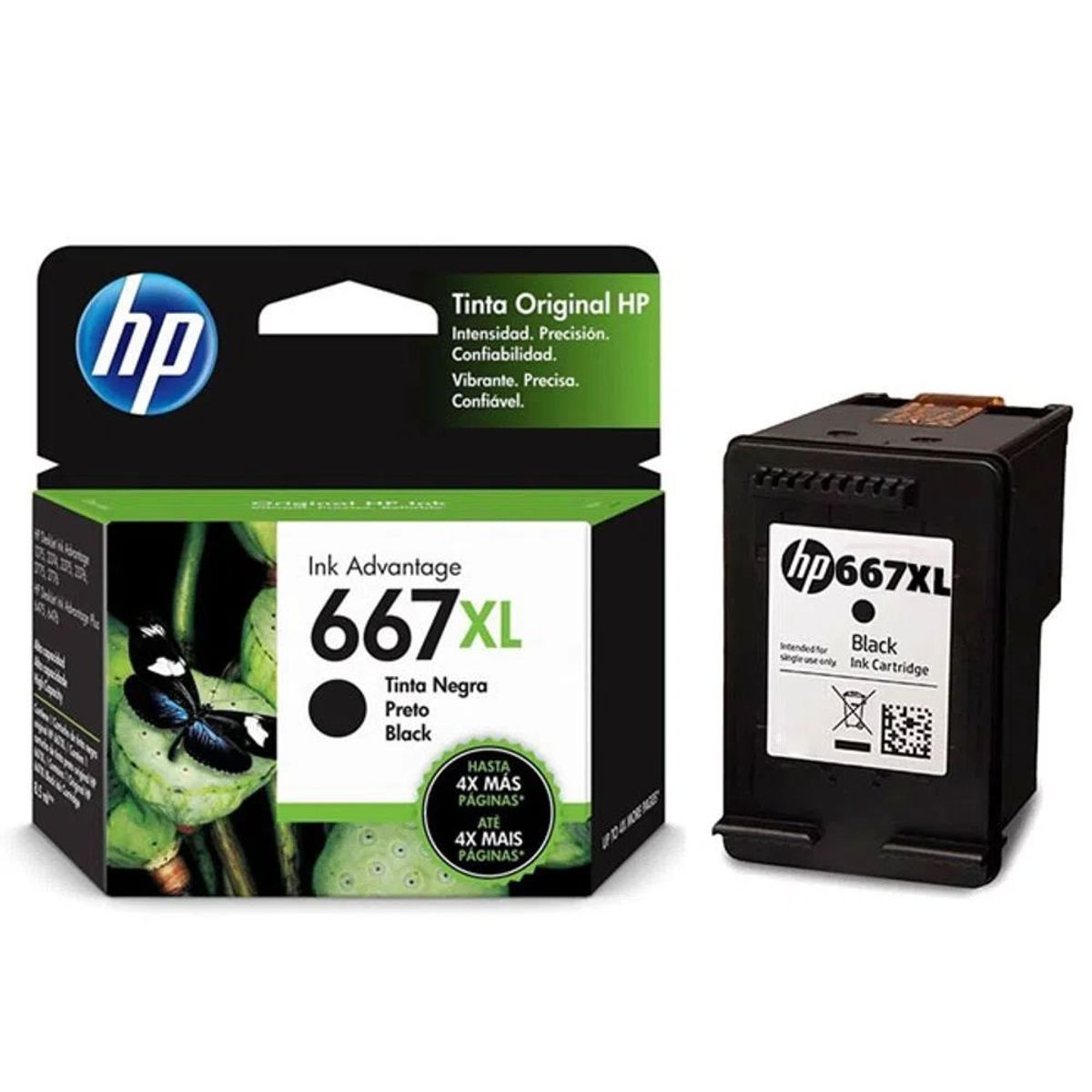 HP - TINTA HP 3YM81AL 667XL NEGRO DJ 2775 2375 1275 4175