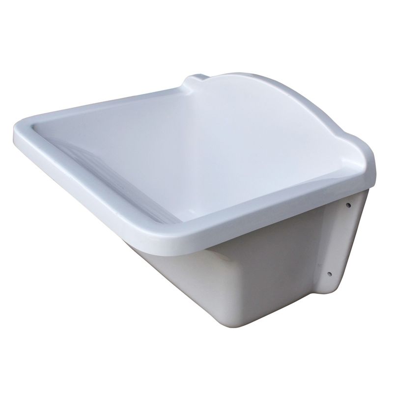 GENERICO - Lavadero Fibra de Vidrio Amazonitas 50x40x26m Blanco
