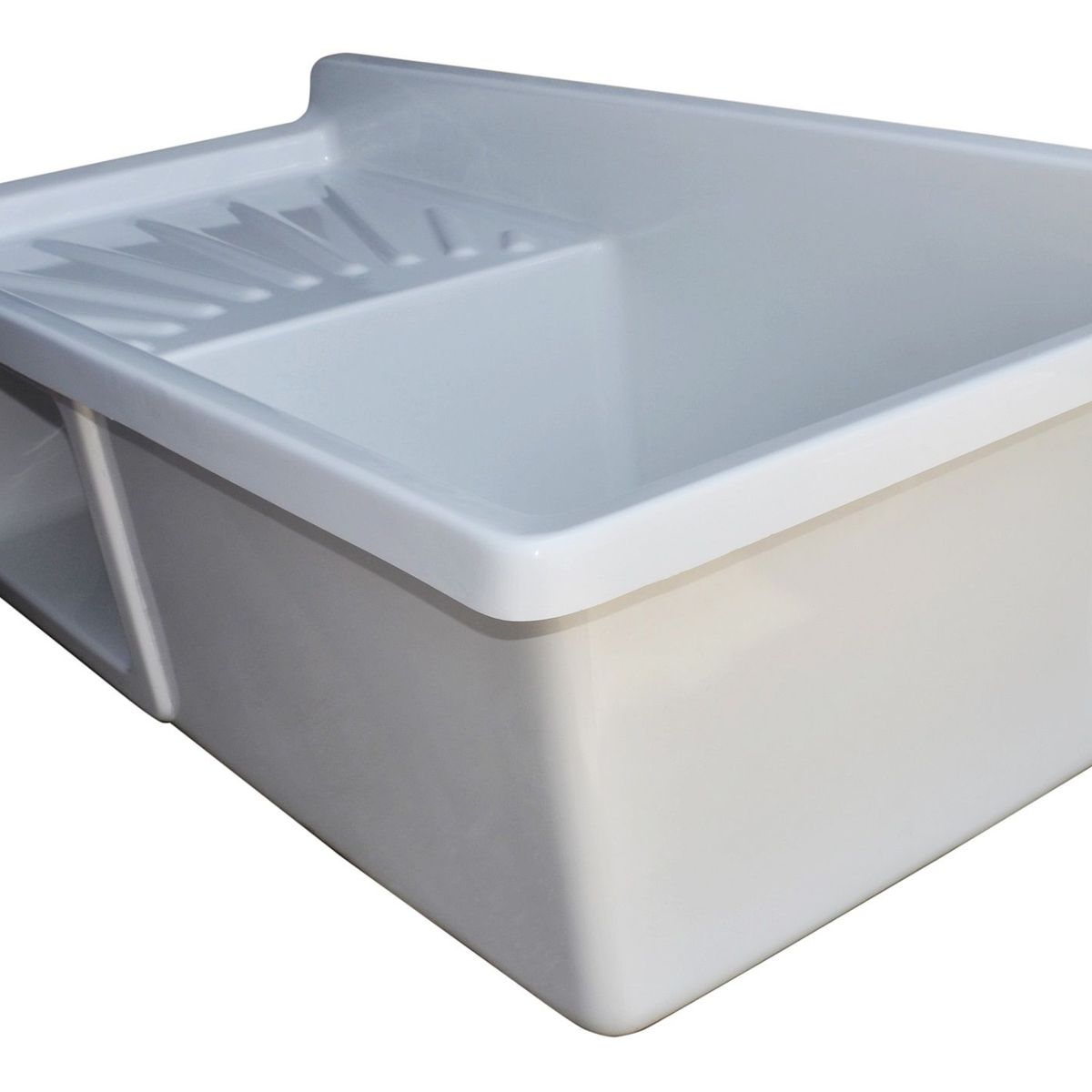 GENERICO - Lavadero Fibra de Vidrio Multiuso Inti 101x51x32cm Blanco