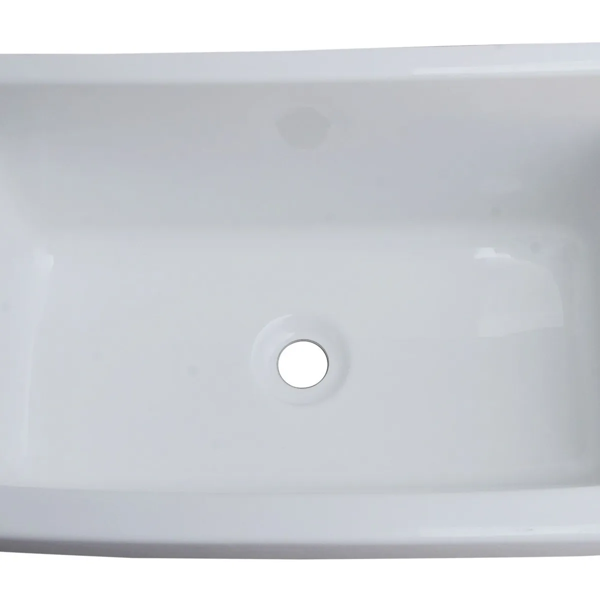 GENERICO - Lavadero Fibra de Vidrio Posón Diego 60x35x20cm Blanco