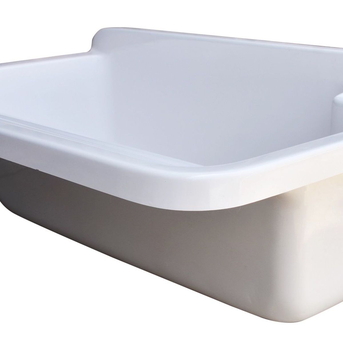 GENERICO - Lavadero Fibra de Vidrio Venus 82x53x26cm Blanco