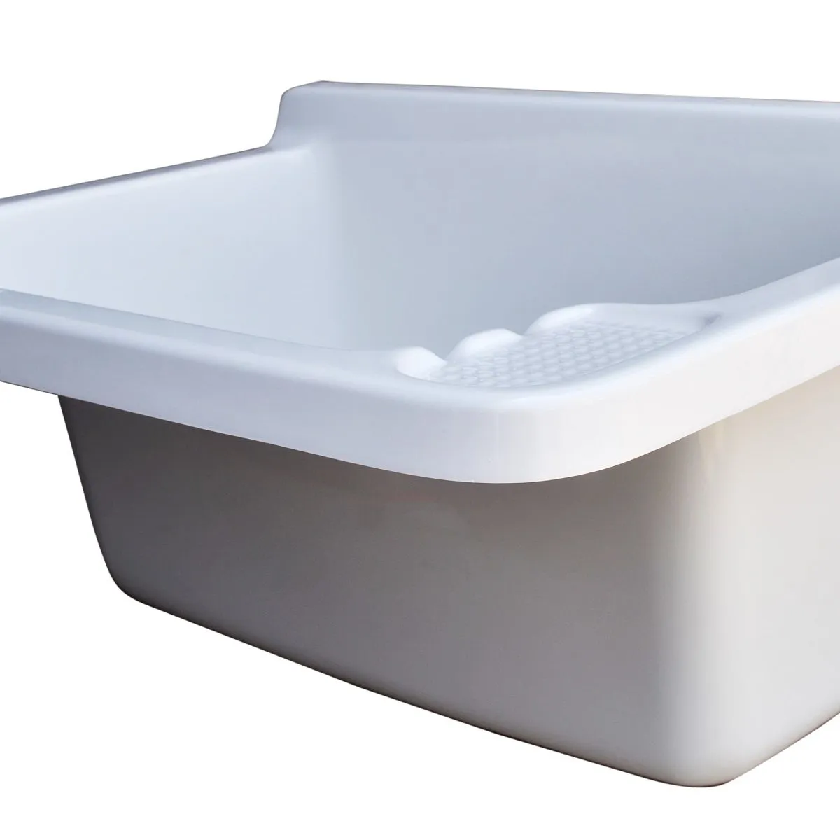 GENERICO - Lavadero Fibra de Vidrio Amazonas 60x45x26cm Blanco