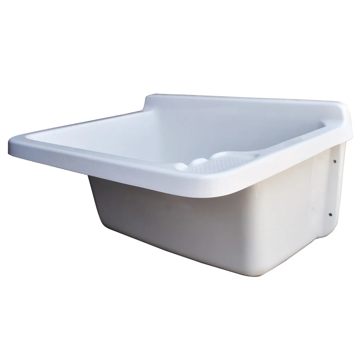 GENERICO - Lavadero Fibra de Vidrio Amazonas 60x45x26cm Blanco