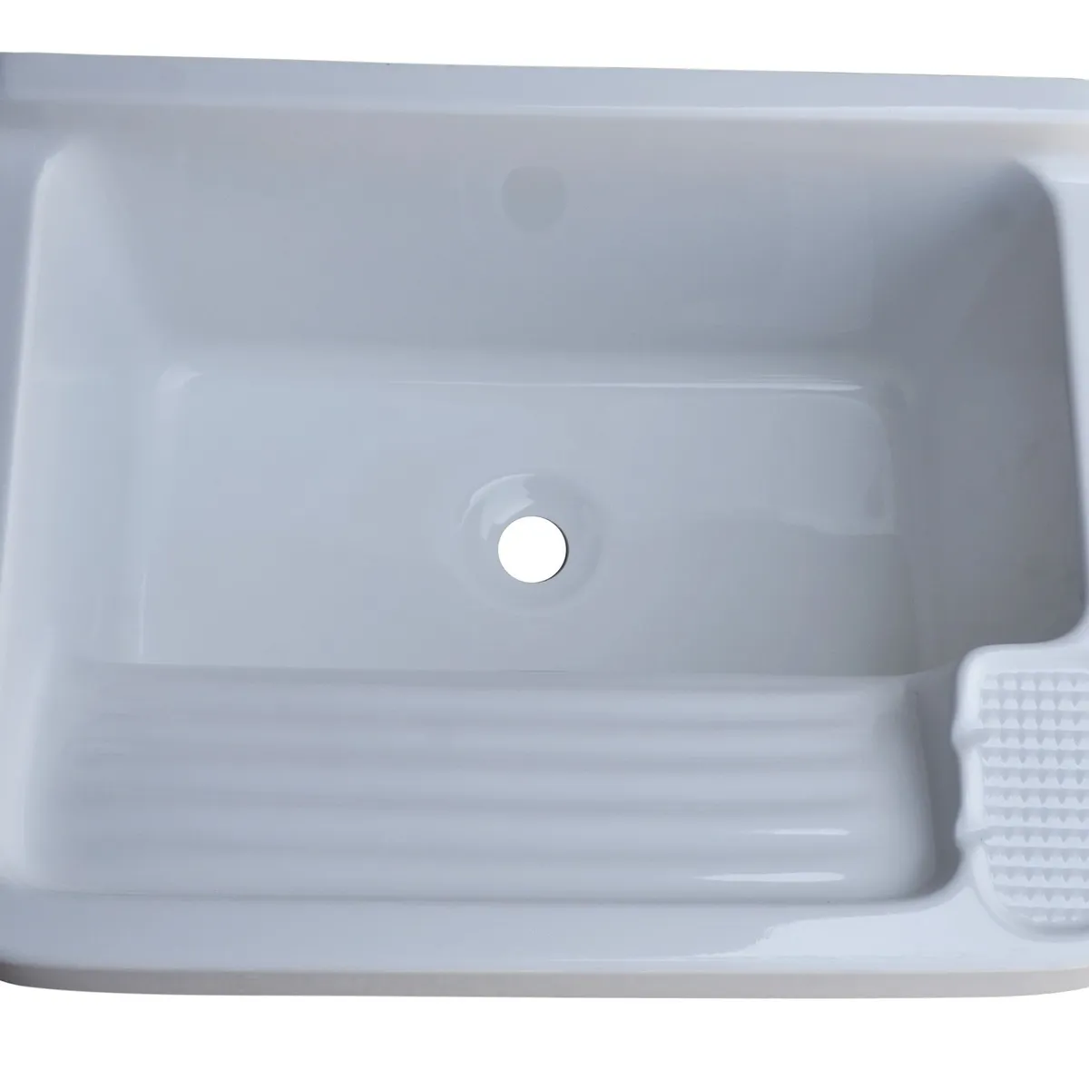 GENERICO - Lavadero Fibra de Vidrio Amazonas 60x45x26cm Blanco