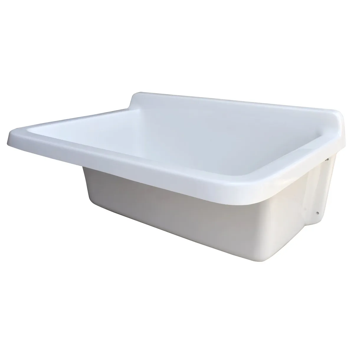 GENERICO - Lavadero Fibra de Vidrio Amazonas 70x50x26cm Blanco