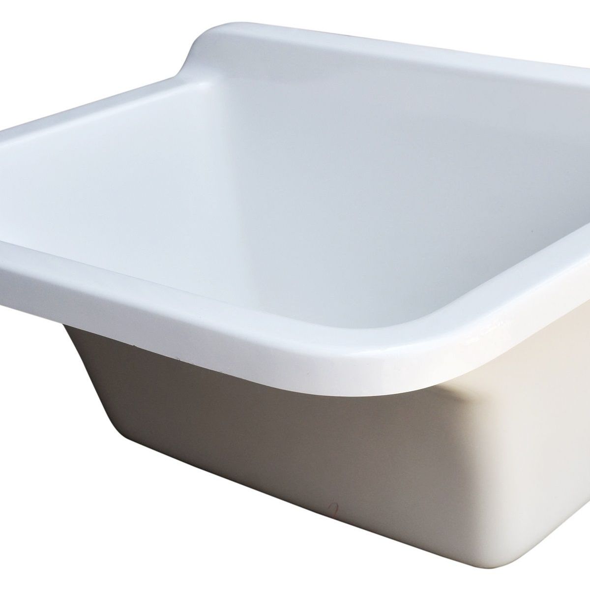 GENERICO - Lavadero Fibra de Vidrio Amazonas  53x44x26cm Blanco