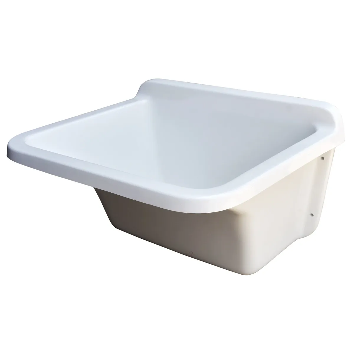 GENERICO - Lavadero Fibra de Vidrio Amazonas  53x44x26cm Blanco