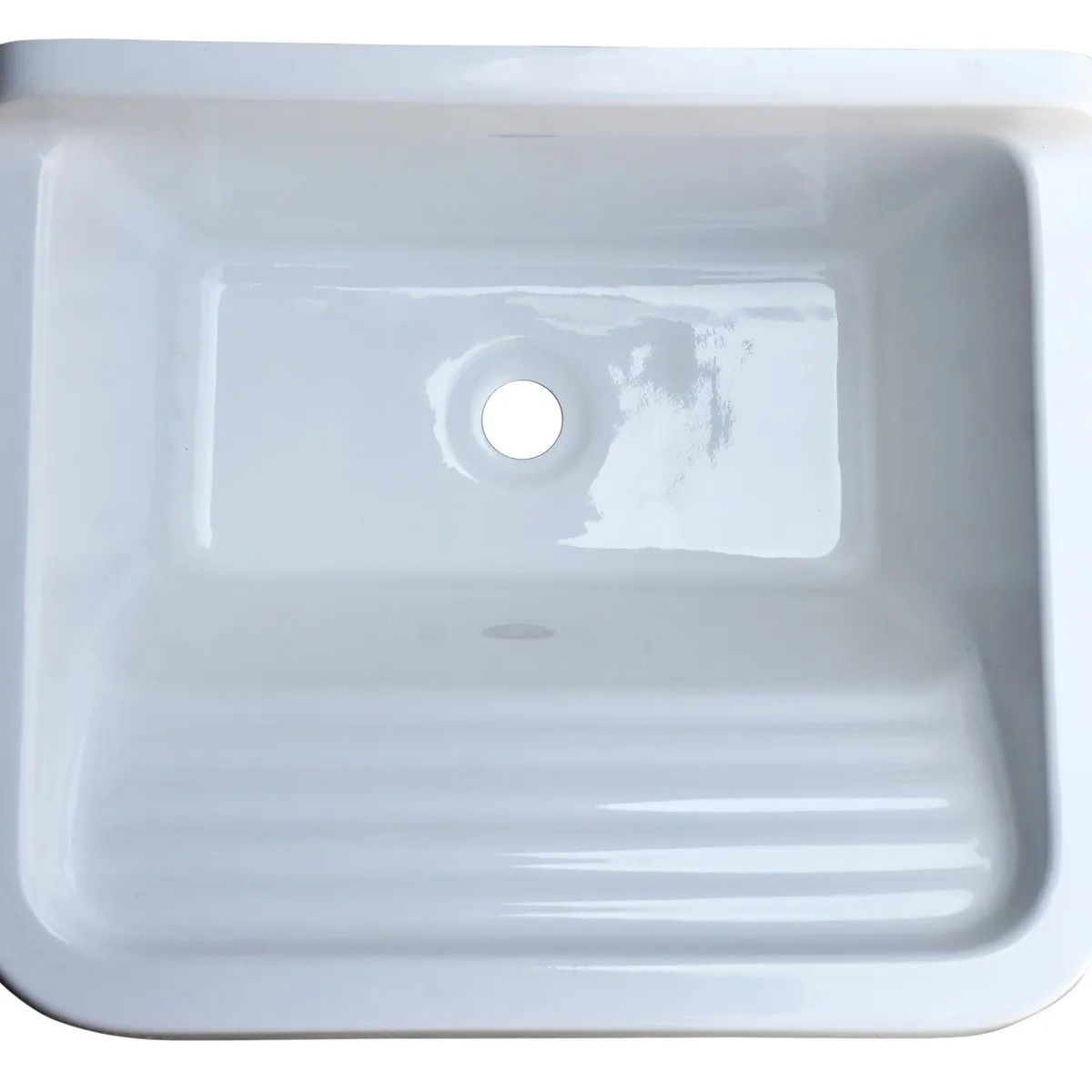 GENERICO - Lavadero Fibra de Vidrio Amazonas  53x44x26cm Blanco