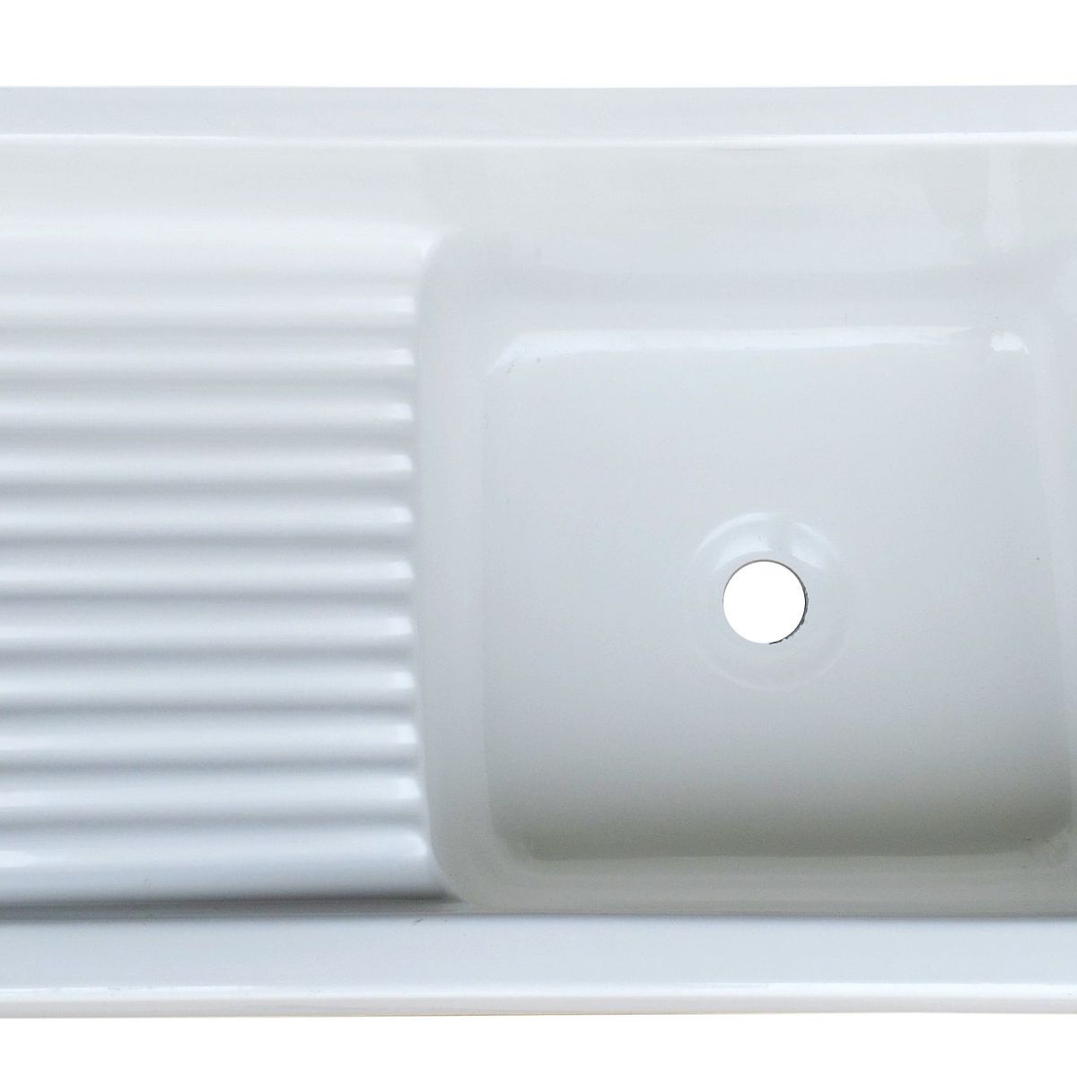 GENERICO - Lavadero Fibra de Vidrio Multiuso Chico 70x40x21cm Blanco