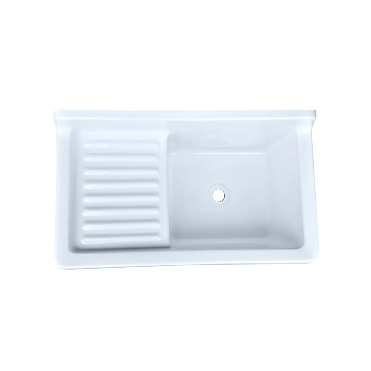 GENERICO - Lavadero Fibra de Vidrio Multiuso Luanita 72x41x29cm Blanco