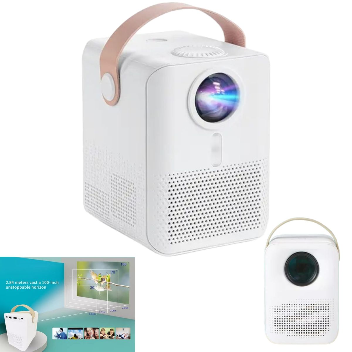 OEM - Proyector Multimedia 1080P Ultra HD Bluetooth 3000Lumens 40 a 130Pulg