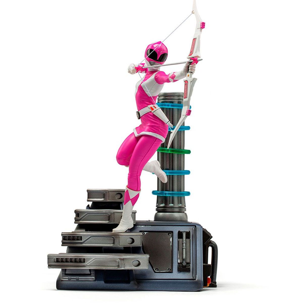 IRON STUDIOS - FIGURA COLECCIONABLE DE PINK RANGER BDS AS 1 10 POWER RANGERS