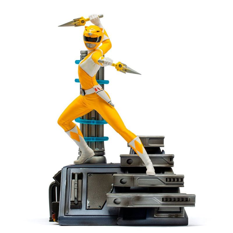 IRON STUDIOS - FIGURA COLECCIONABLE DE YELLOW RANGER BDS AS 1 10 POWER RANGERS