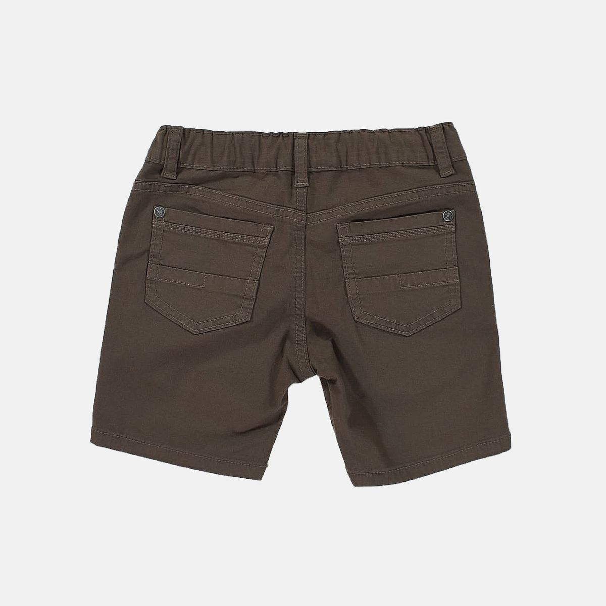 YONISTERS CLOTHING - Short Tafeta Kids Semipitillo Stretch Yonisters Clothing Marrón