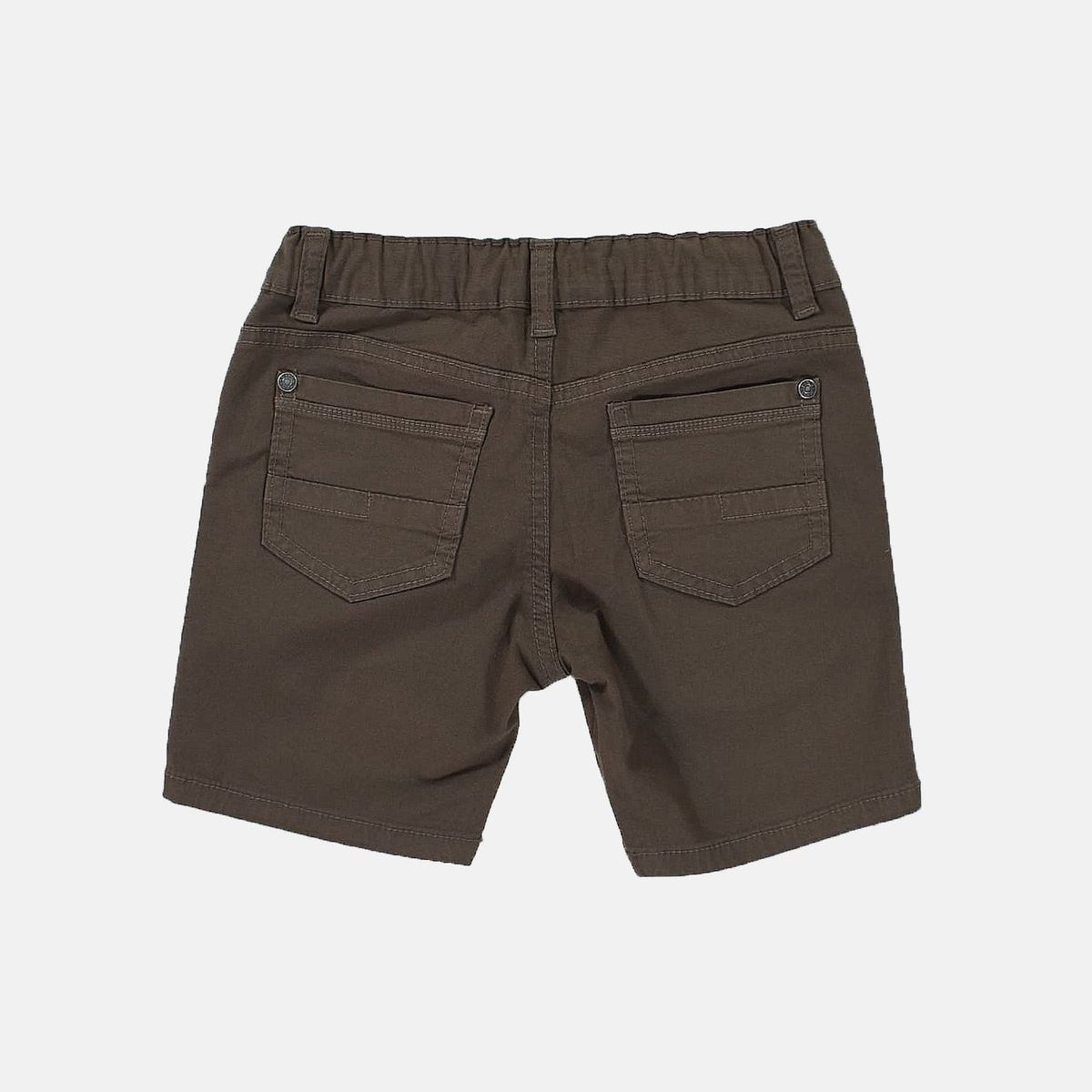 YONISTERS CLOTHING - Short Tafeta Kids Semipitillo Stretch Yonisters Clothing Marrón