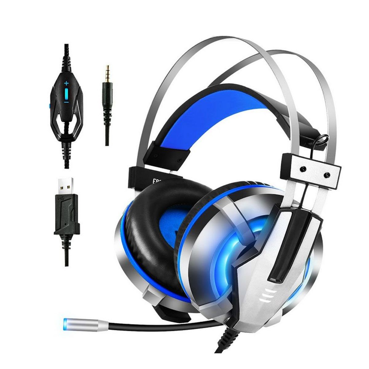 EKSA - EKSA E800 BLUE AUDIFONOS AUDICULARESS