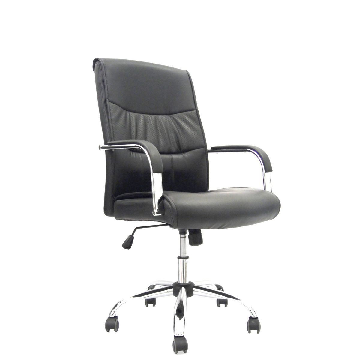 BONNO - Silla De Escritorio Yorki Negro Con Cabecero Bonno